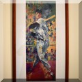 A52. Leroy Neiman Ted Williams print. 